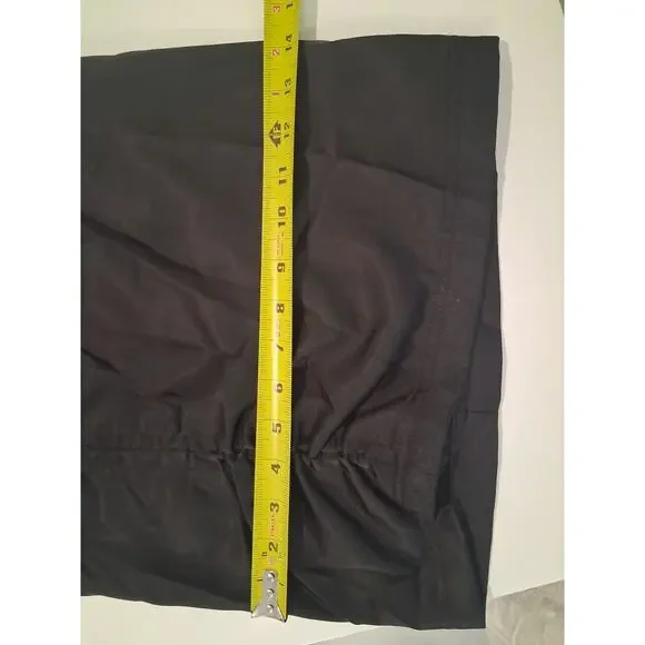 NWT Adidas Originals Women's Satin Cargo Pants HF2098 Black Wide Leg Baggy S - Picture 10 of 12